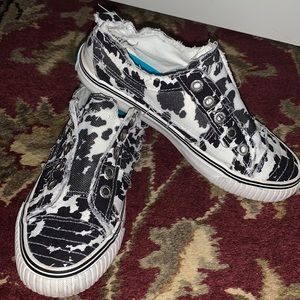 cow print shoes